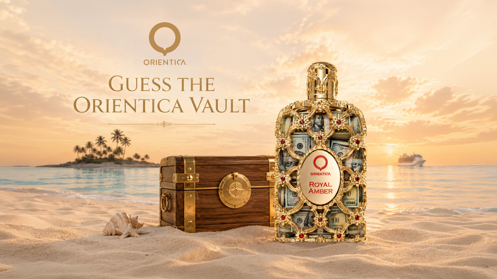 Luxury cruise ship at sea for the Orientica cruise event
