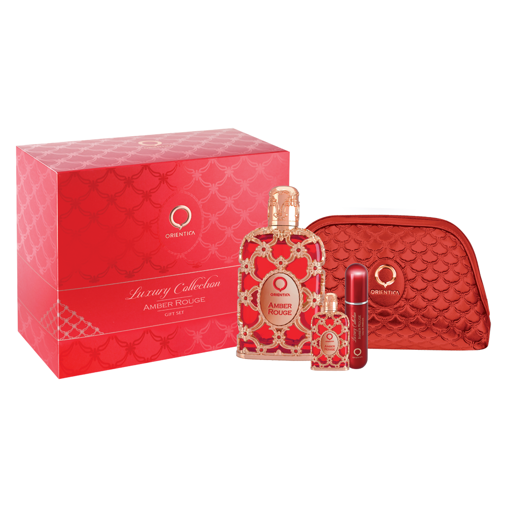 Amber Rouge Pouch Gift Set